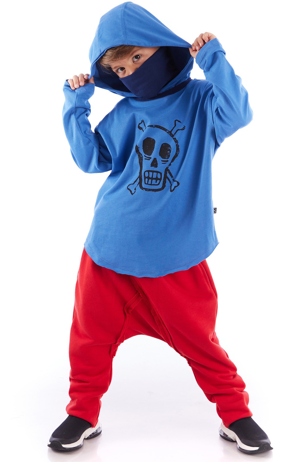 Cozy Baggy Unisex Çocuk Penye Eşofman Altı Şalvar