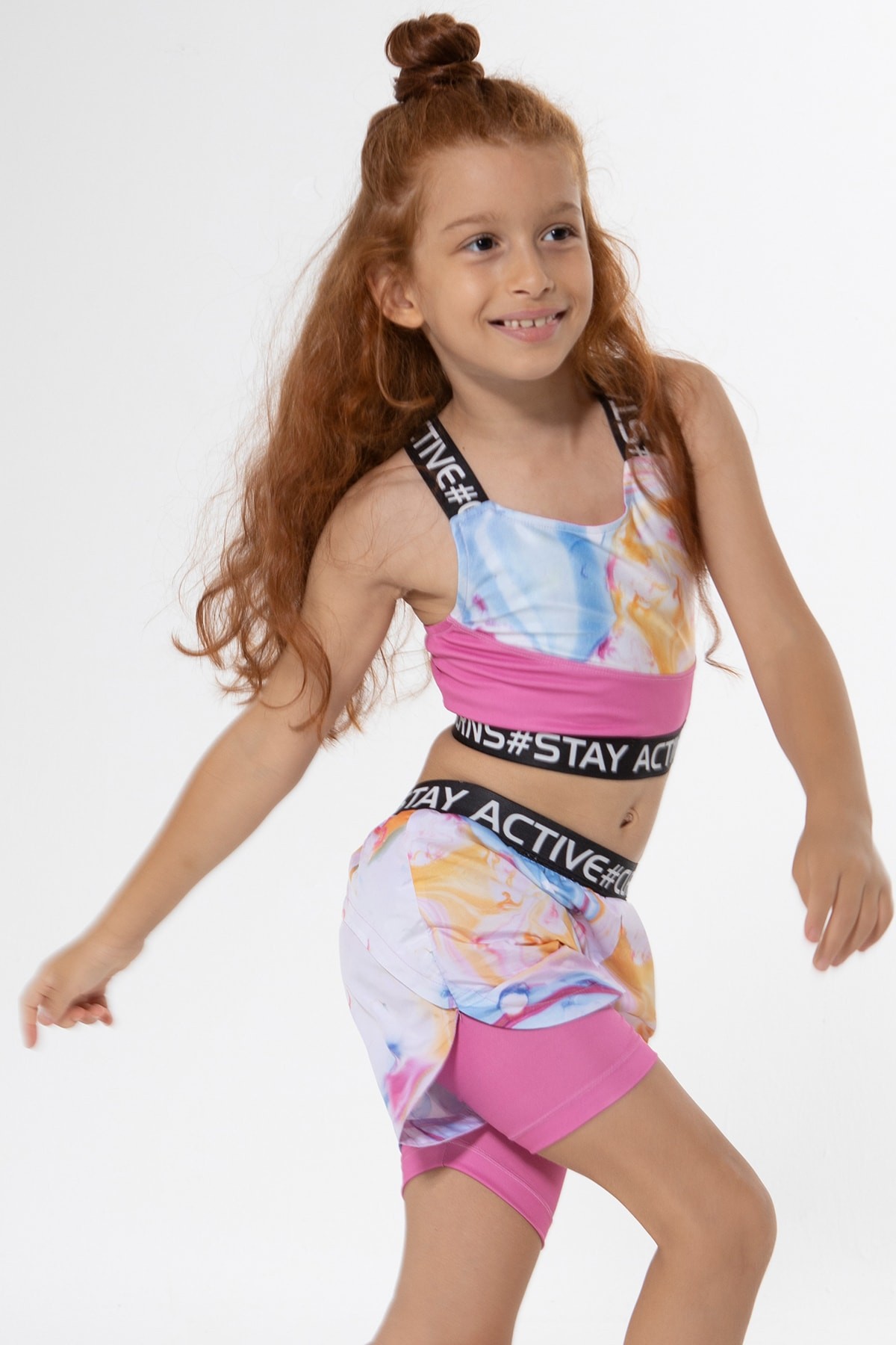 Stay Active Kız Çocuk Crop Spor Atlet