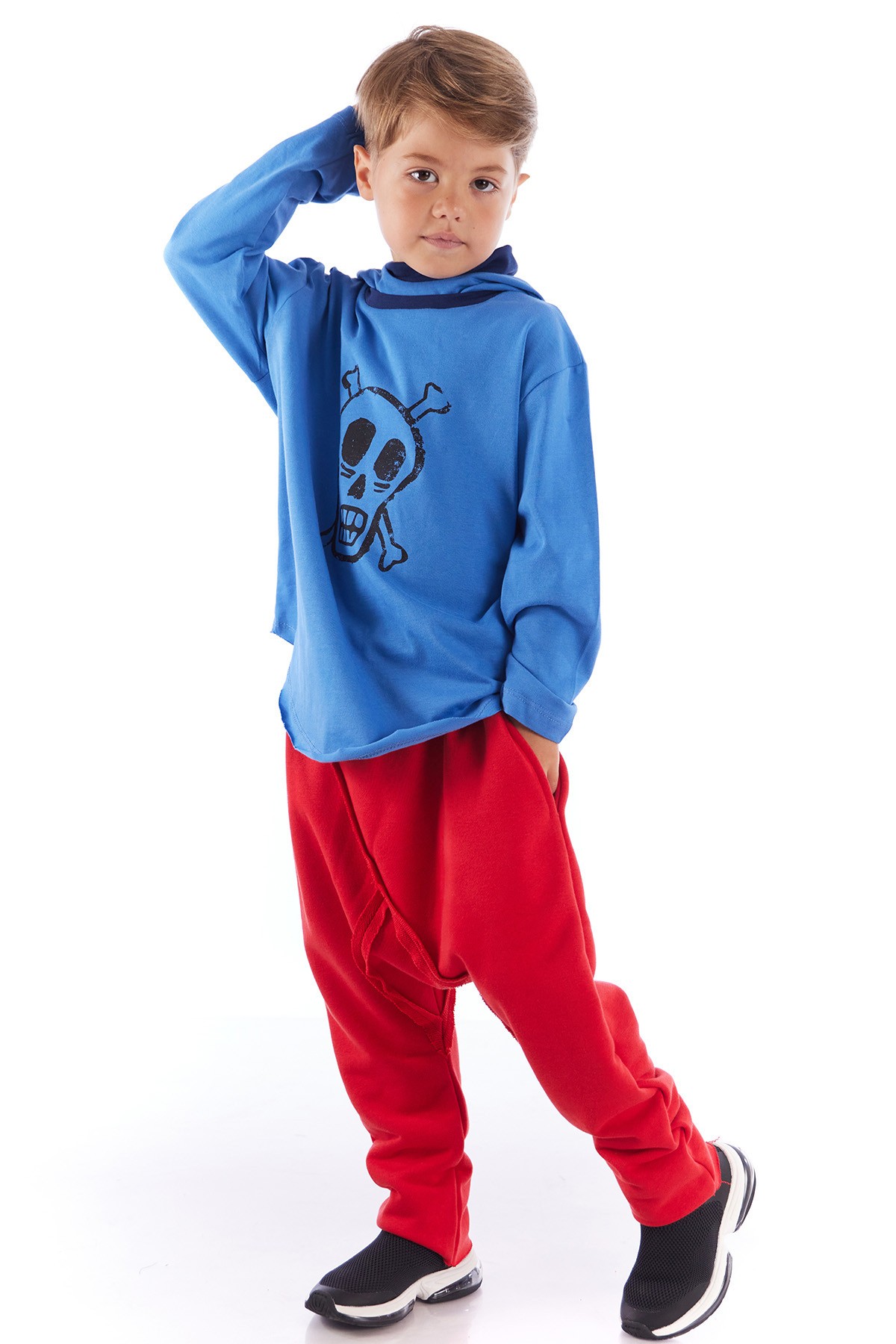 Cozy Baggy Unisex Çocuk Penye Eşofman Altı Şalvar