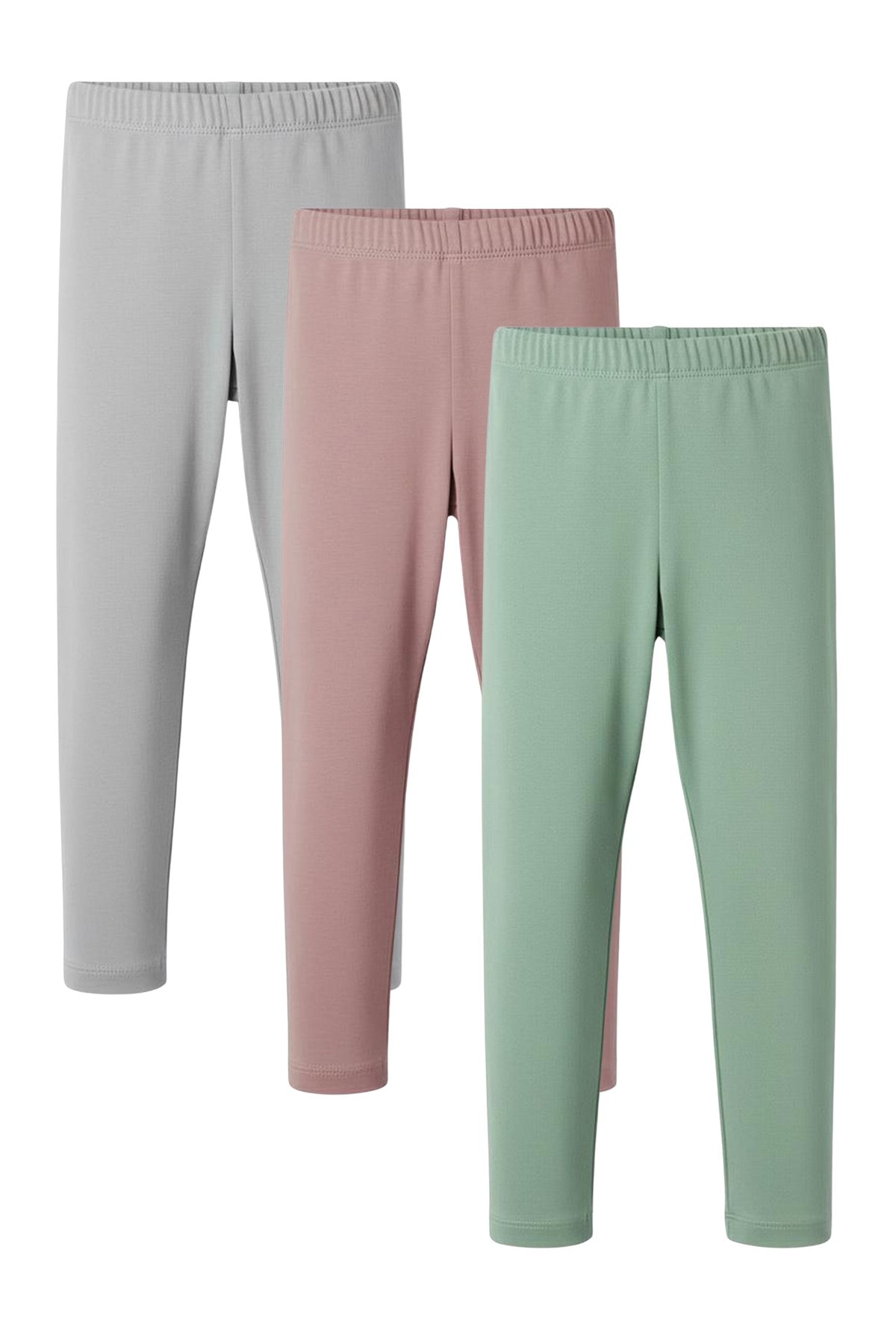 3 Lü Softy İçi Tüylü Kız Çocuk Kışlık Tayt