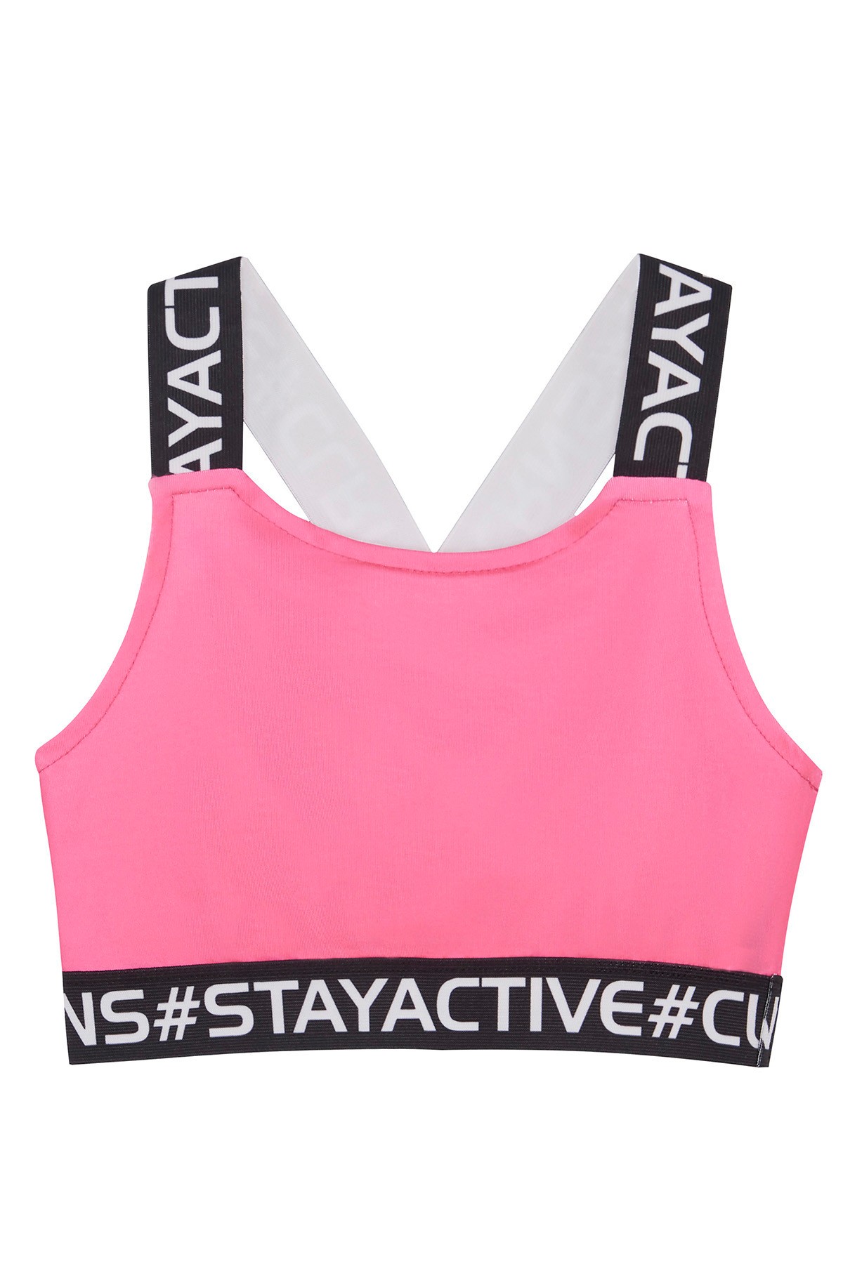 Stay Active Neon Crop Üst