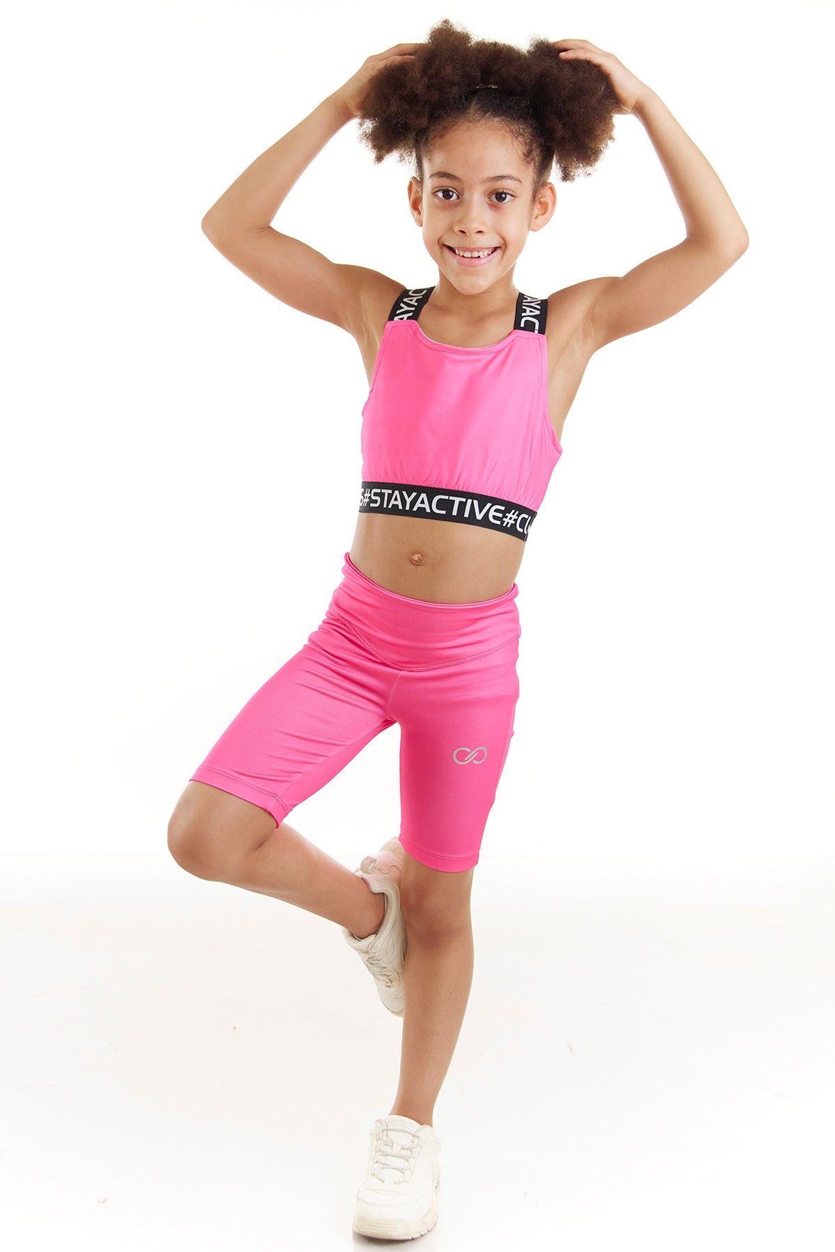 Stay Active Neon Crop Üst