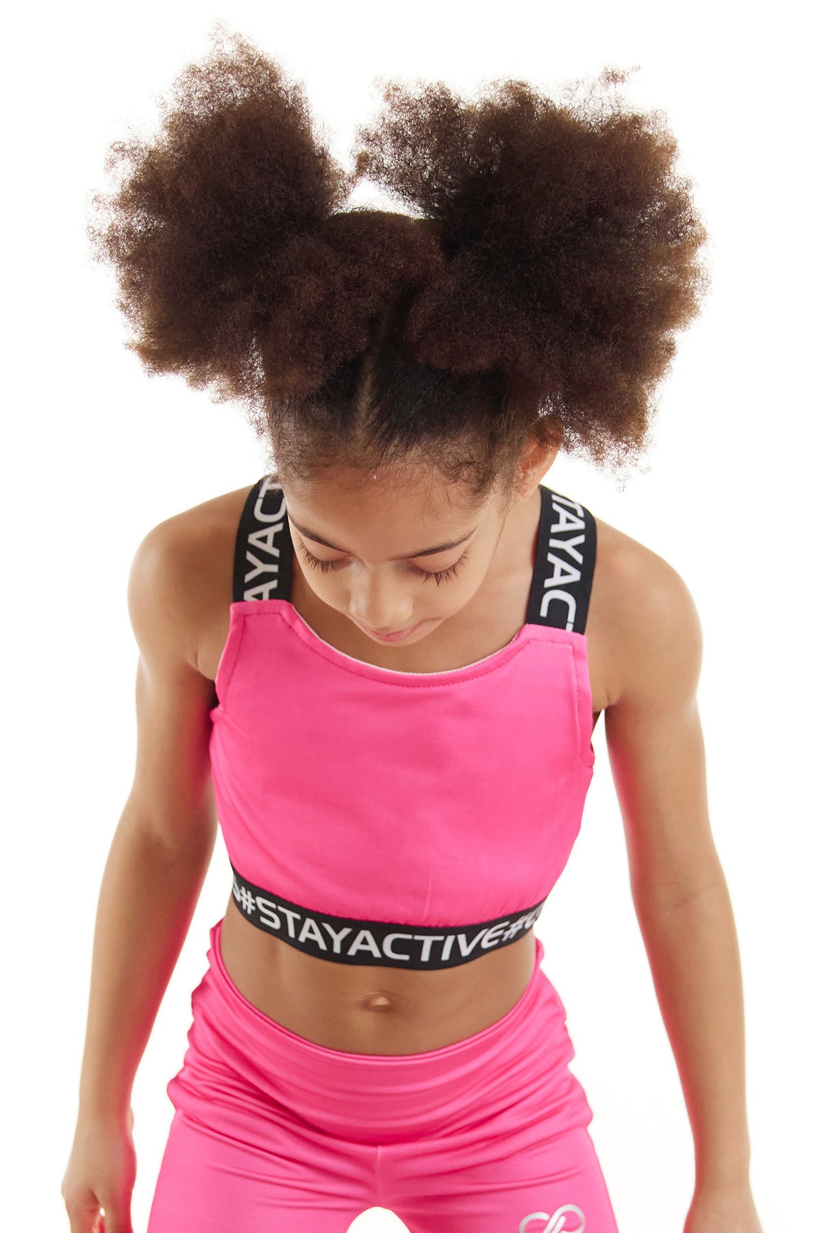 Stay Active Neon Crop Üst