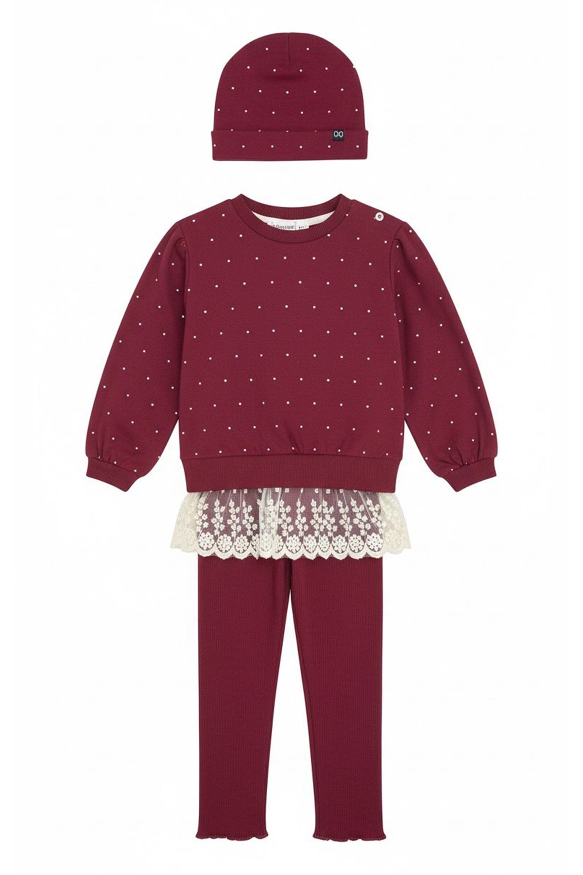 Dantelli Modal Bereli 3 lü Takım