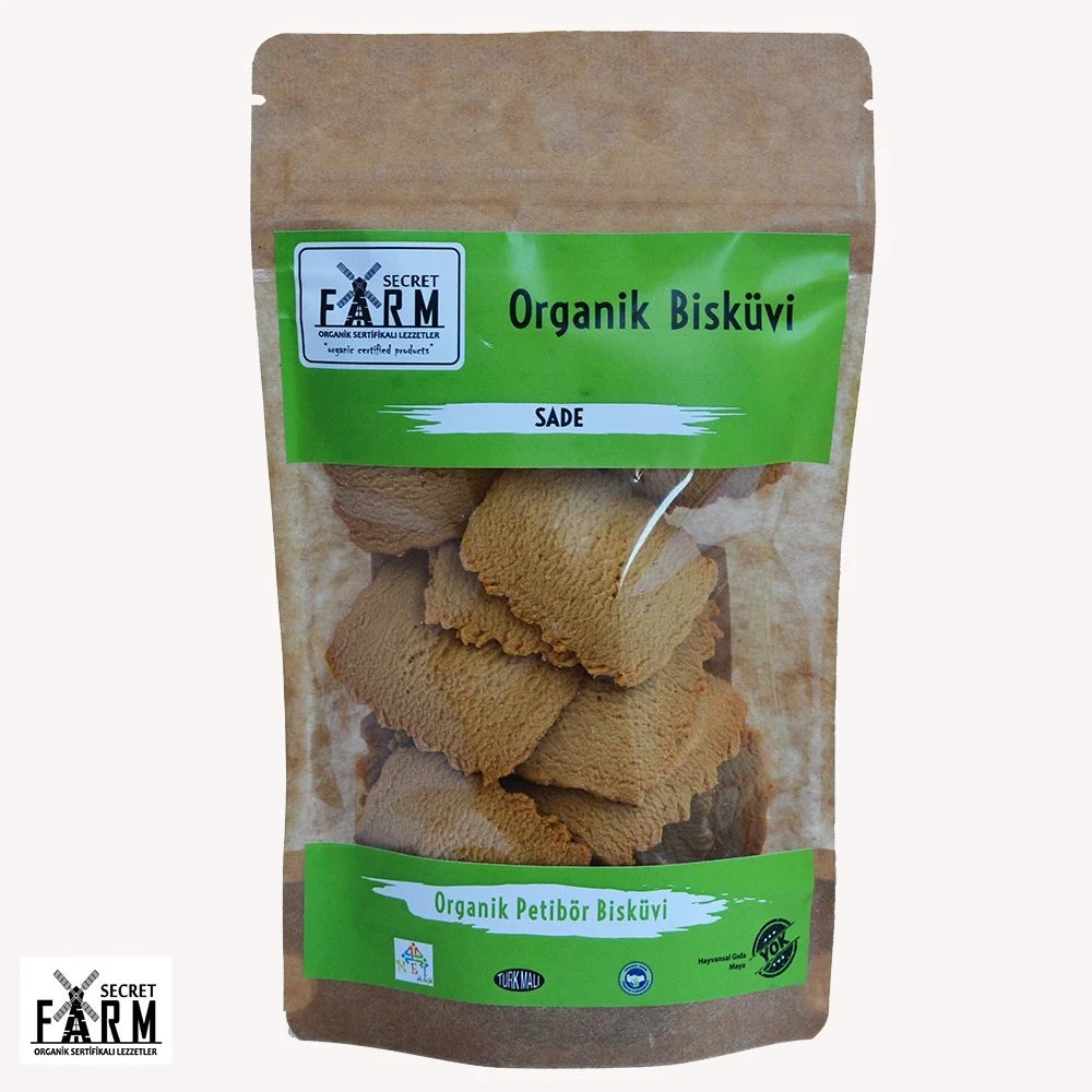 Secret Farm Organik Sade Bisküvi 80gr