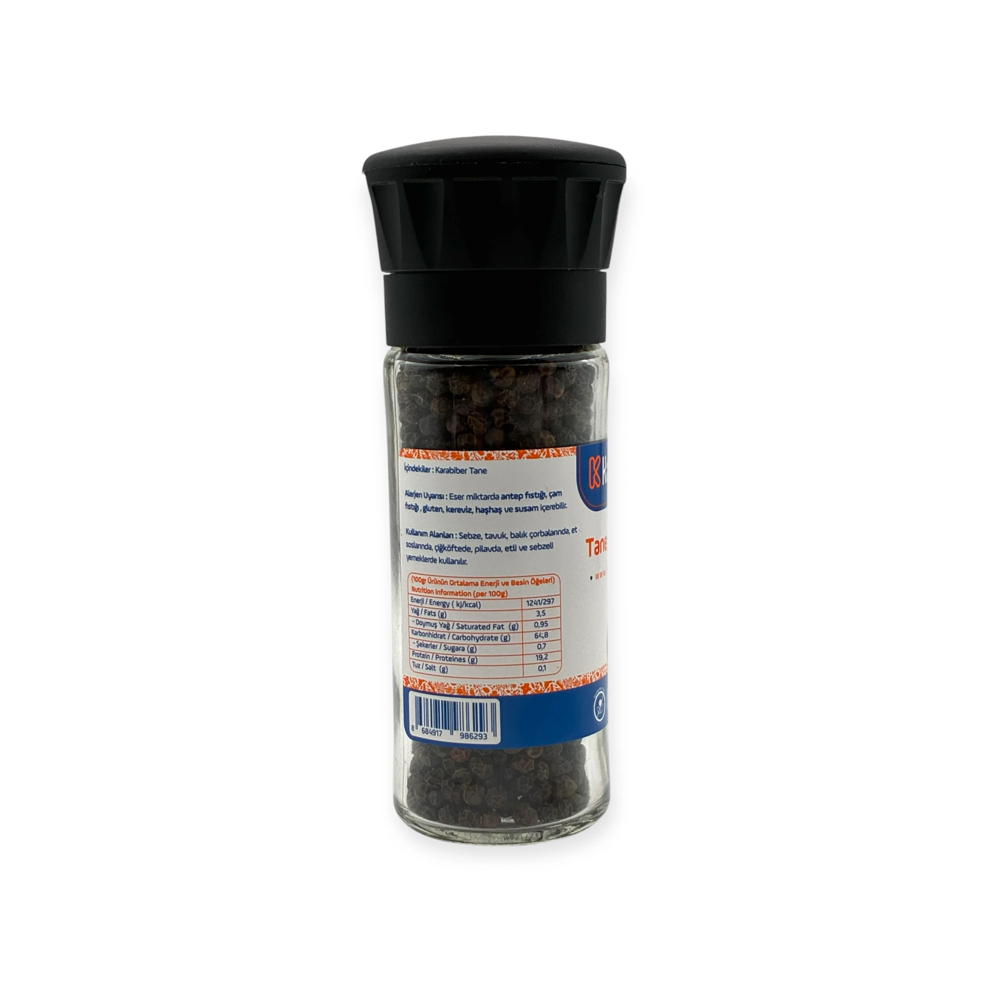Tane Karabiber 50Gr (Rutubet Analizli, Işınlamasız)