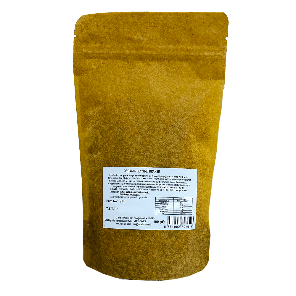 Secret Farm Organik Peynirli Kraker 100gr