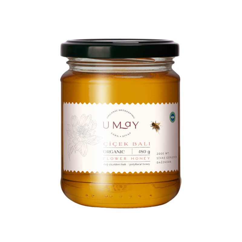 Umay Herbal Organik Çiçek Balı 480gr