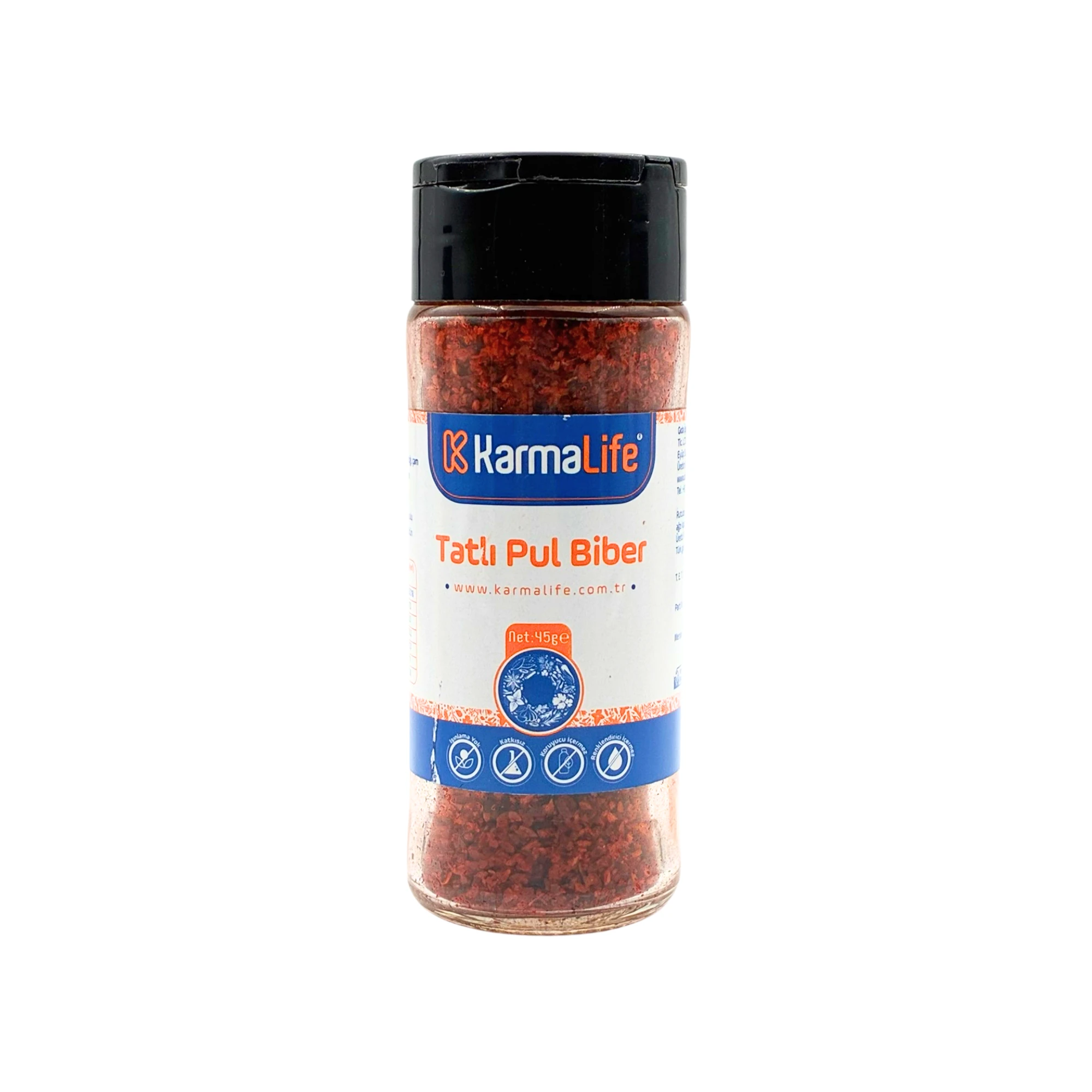 Karmalife Tatlı Pul Biber 45Gr (Salmonella, Rutubet Analizli)