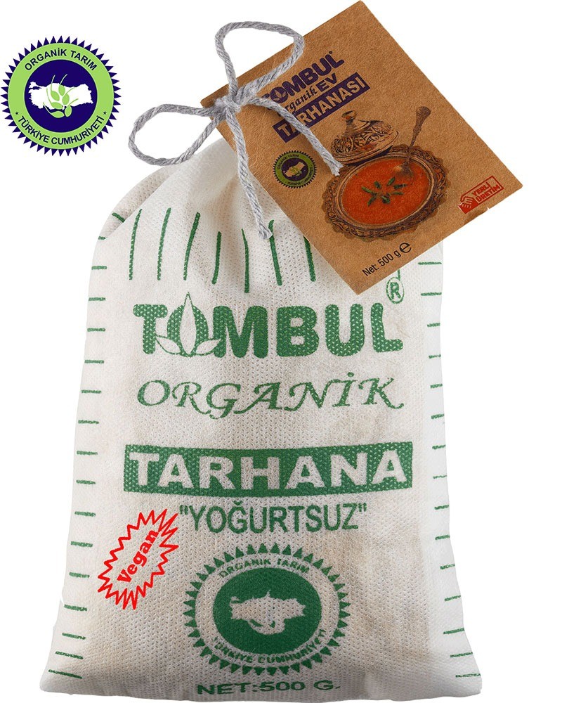Tombul Organik Vegan (Yoğurtsuz Bez Kese) Tarhana 500gr