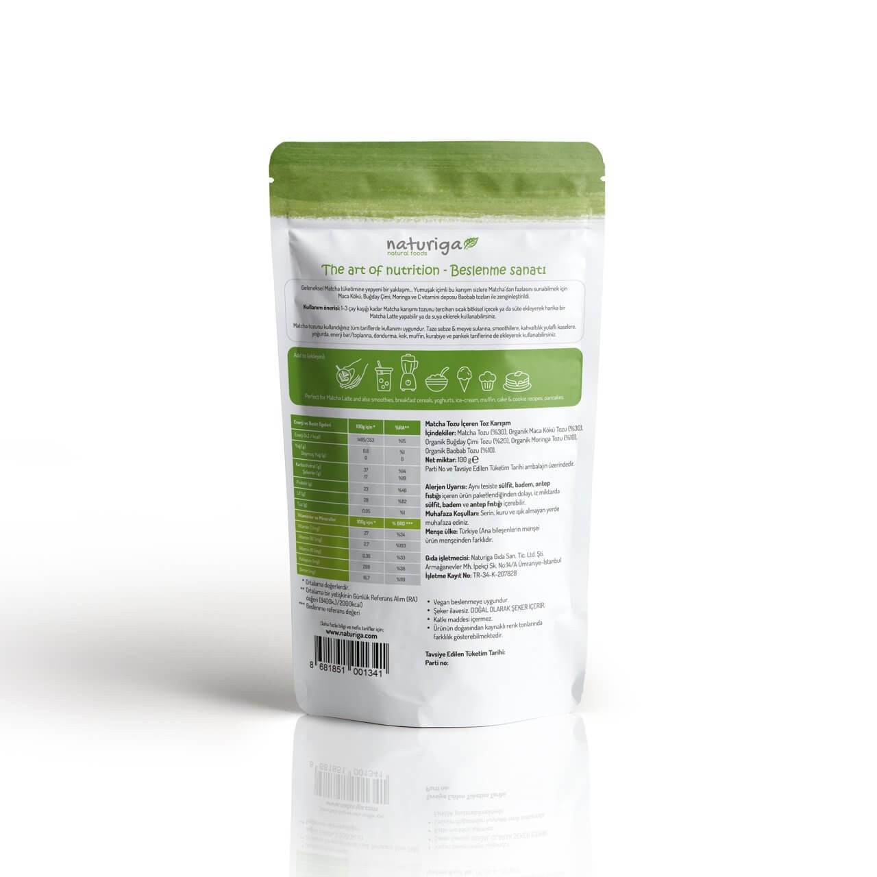 Naturiga Matcha Karışımı 100gr