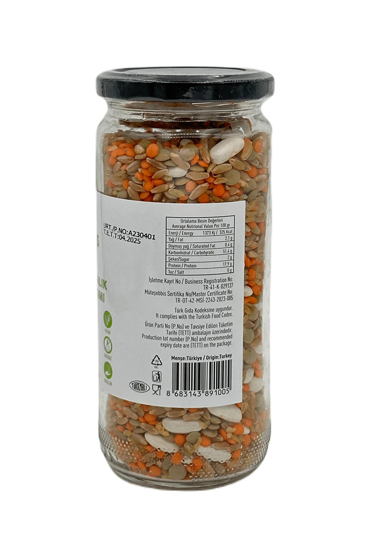 Organik Bebek Çorbalık Tahıl Karışımı 400gr