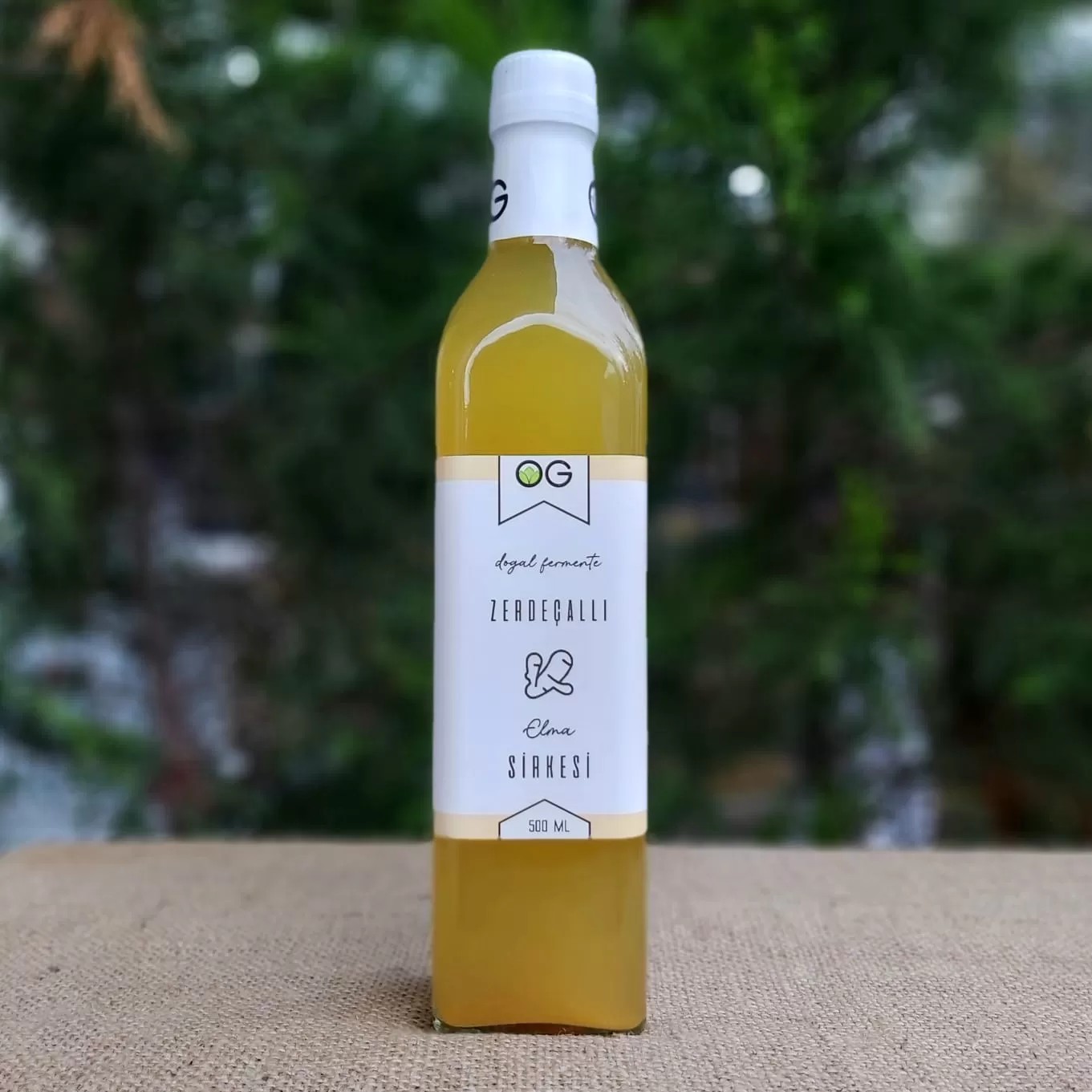 OG ZERDEÇALLI ELMA SİRKESİ 500 ML