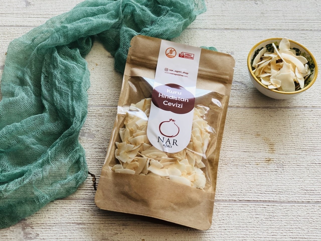 Nar Ağacı Kuru Hindistan Cevizi 70gr