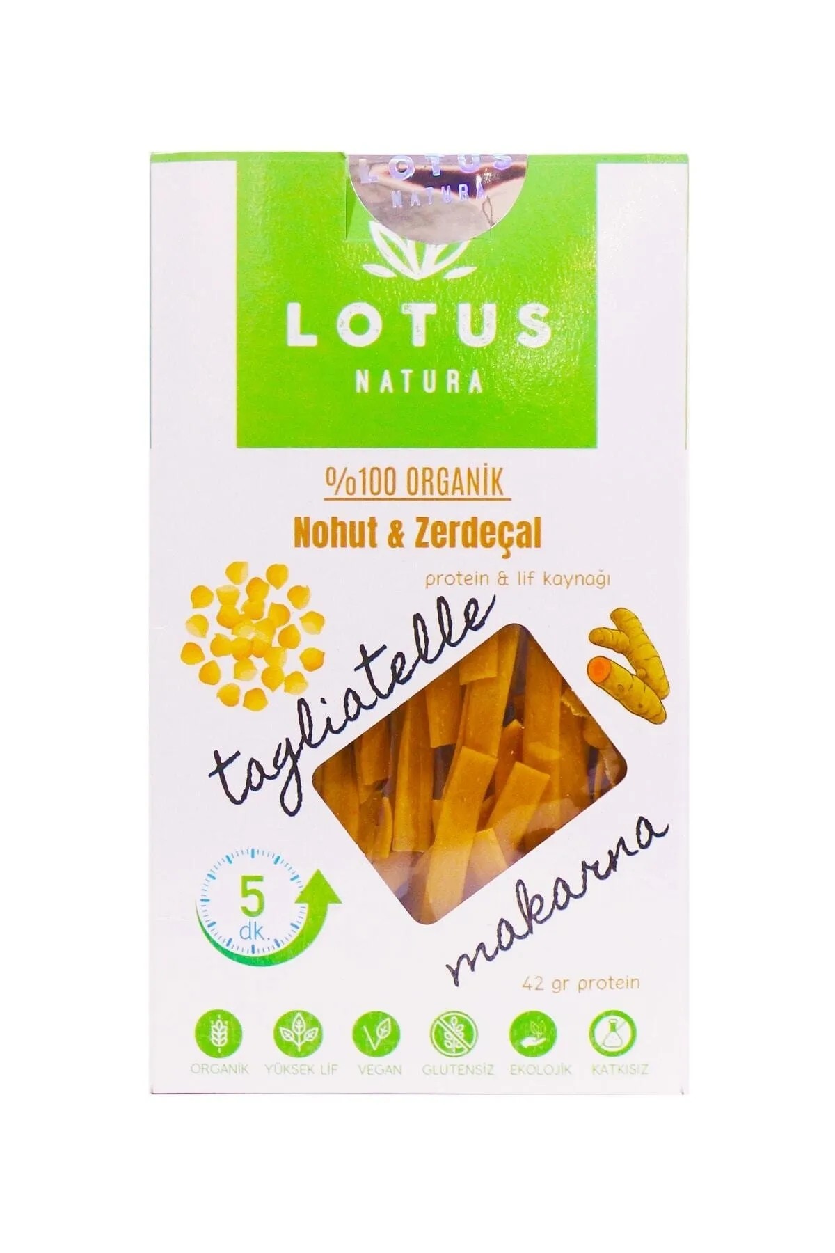 Lotus Natura Organik Nohut&Zerdeçal Tagliatelle 200gr