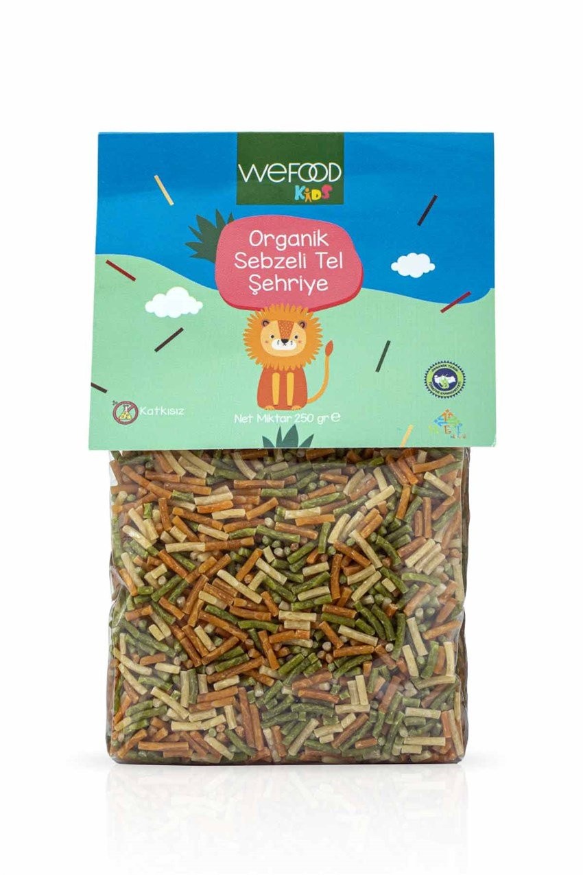 Wefood Organik Kids Sebzeli Tel Şehriye 250gr