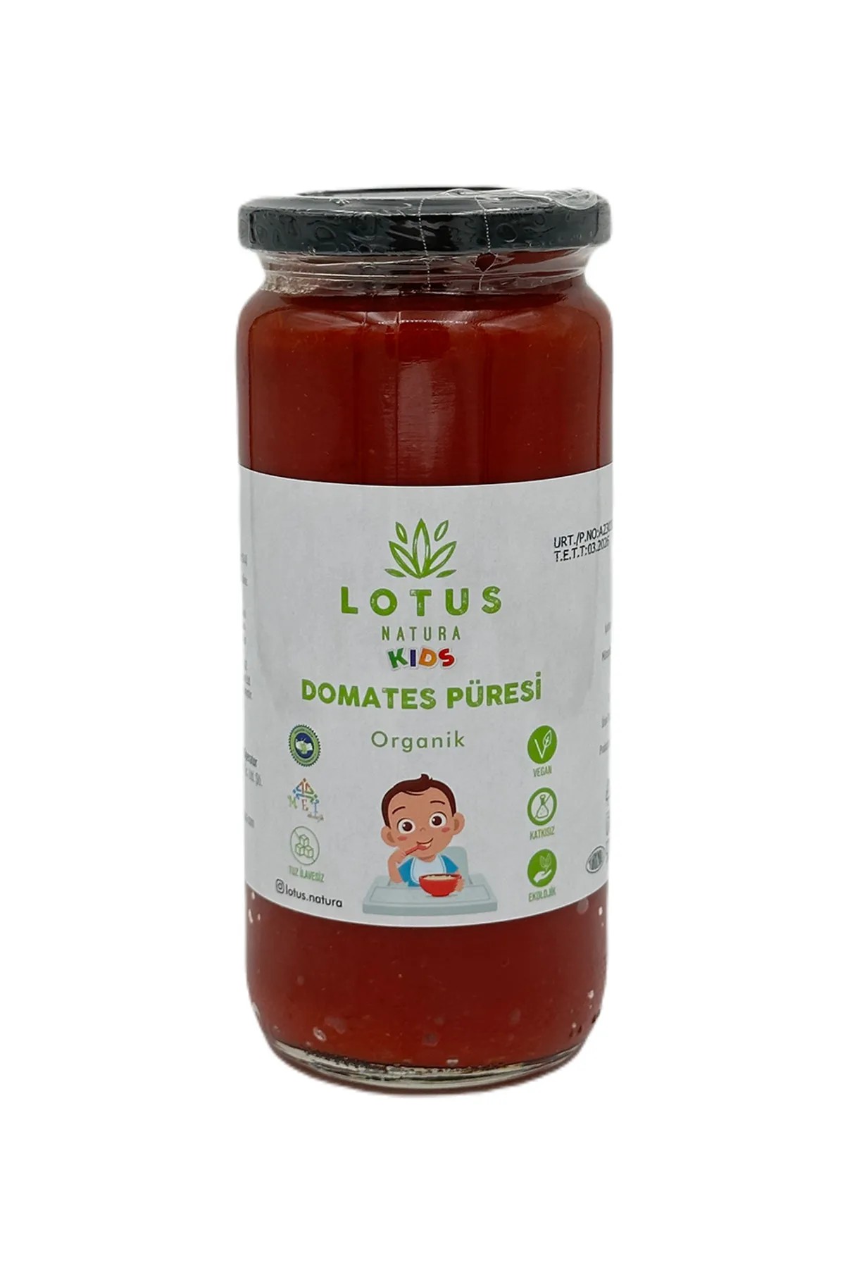 Organik  Domates Püresi 490gr