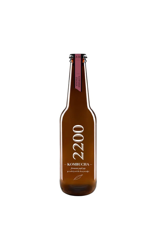 Kombucha 2200 Ananas Hibisküs 330ml