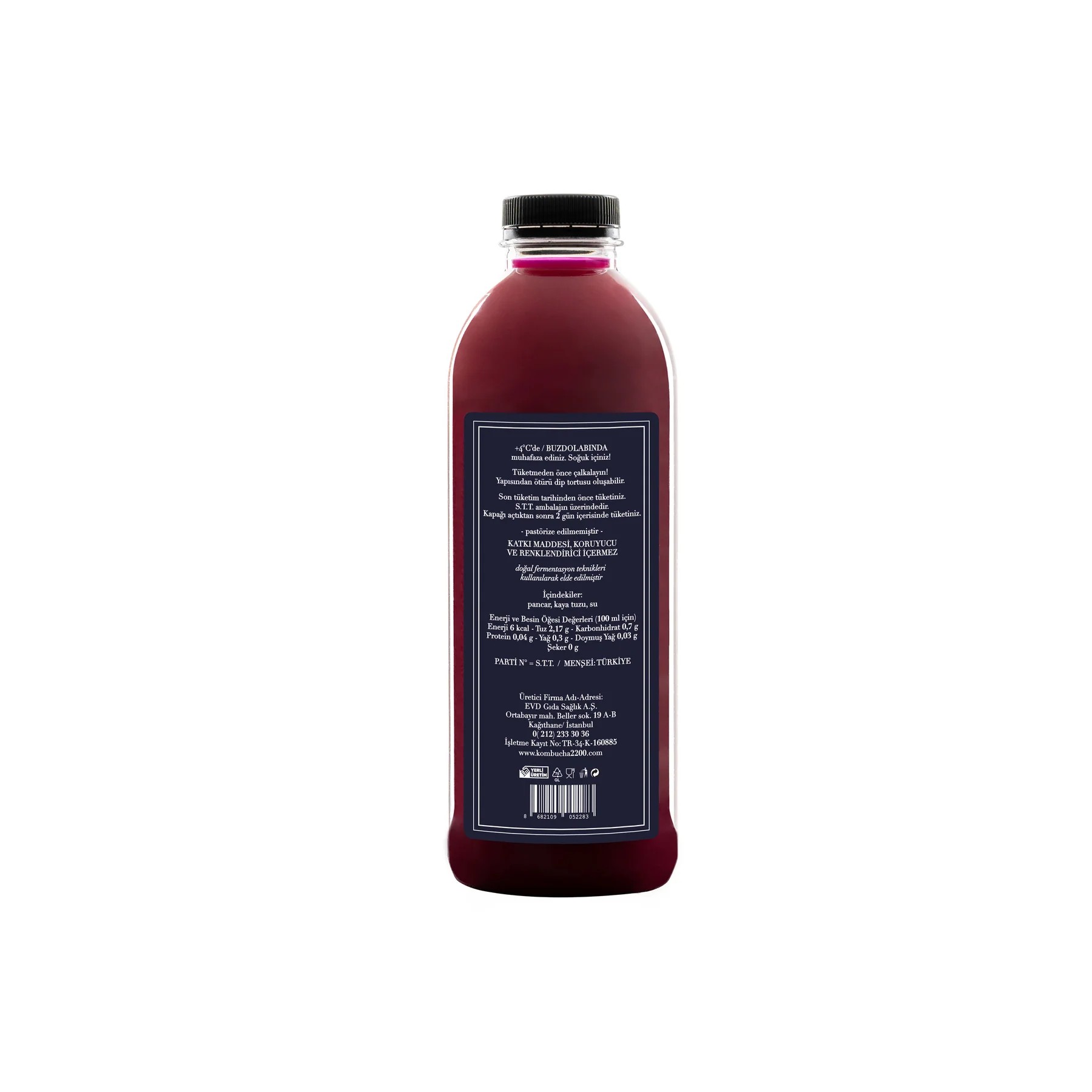 Kombucha 2200 Fermentel Pancar Kvass Sade 990ml