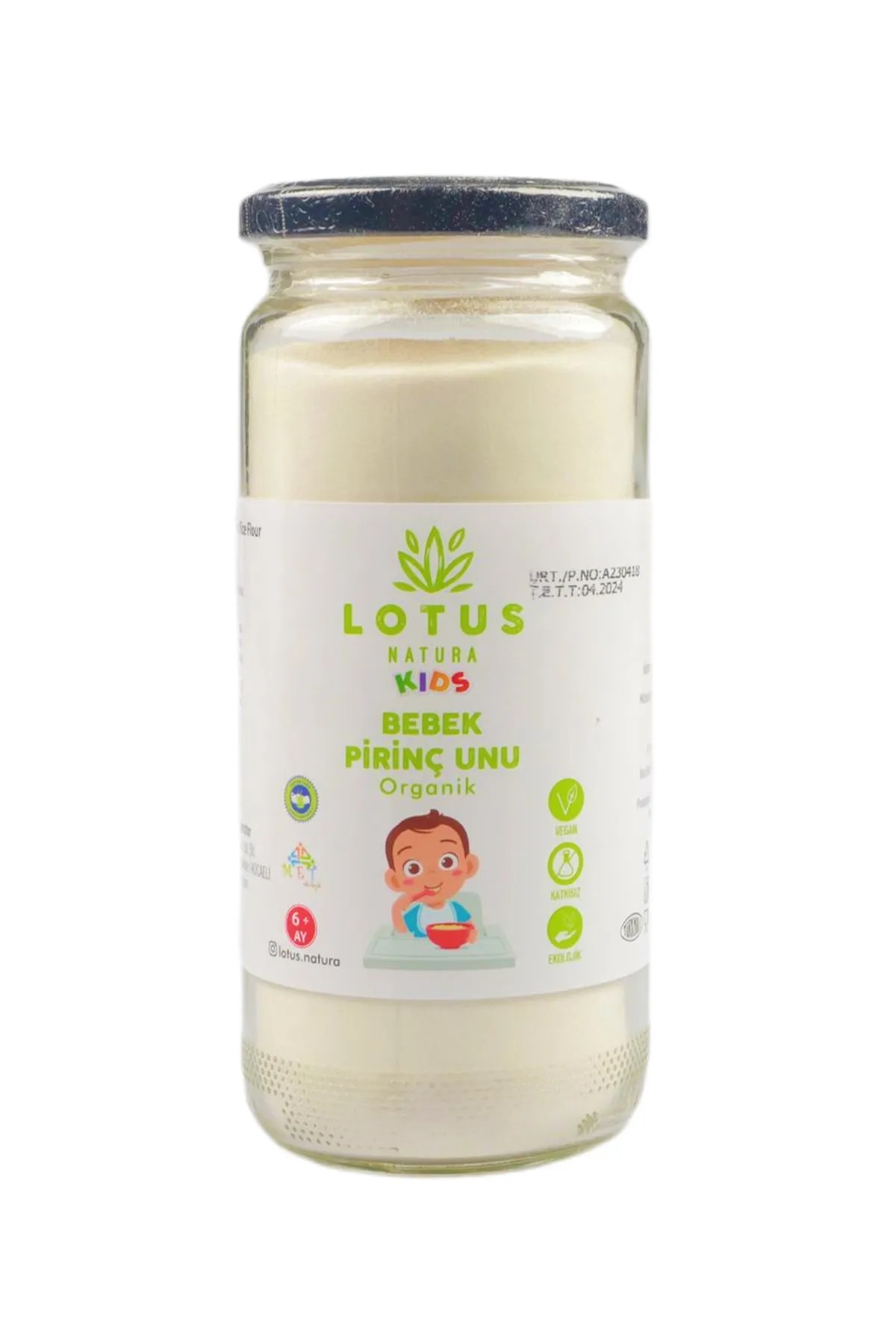 Organik Bebek Pirinç Unu 320 gr