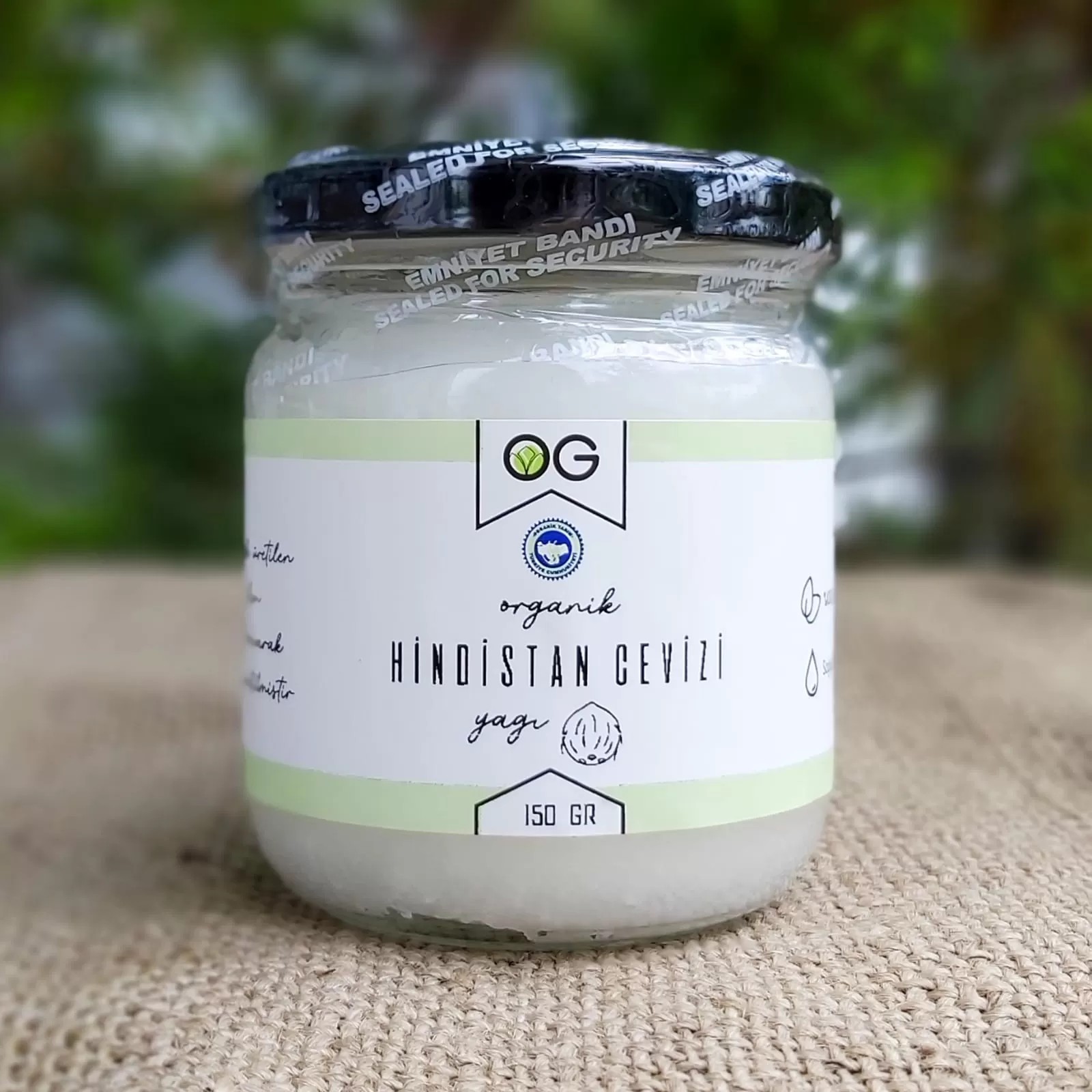 OG ORGANİK HİNDİSTAN CEVİZİ YAĞI 150 GR