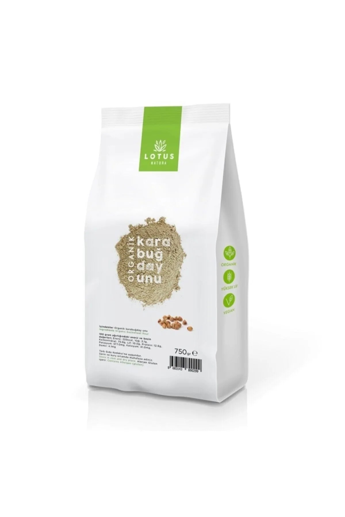 Lotus Natura Organik Karabuğday Unu 750gr