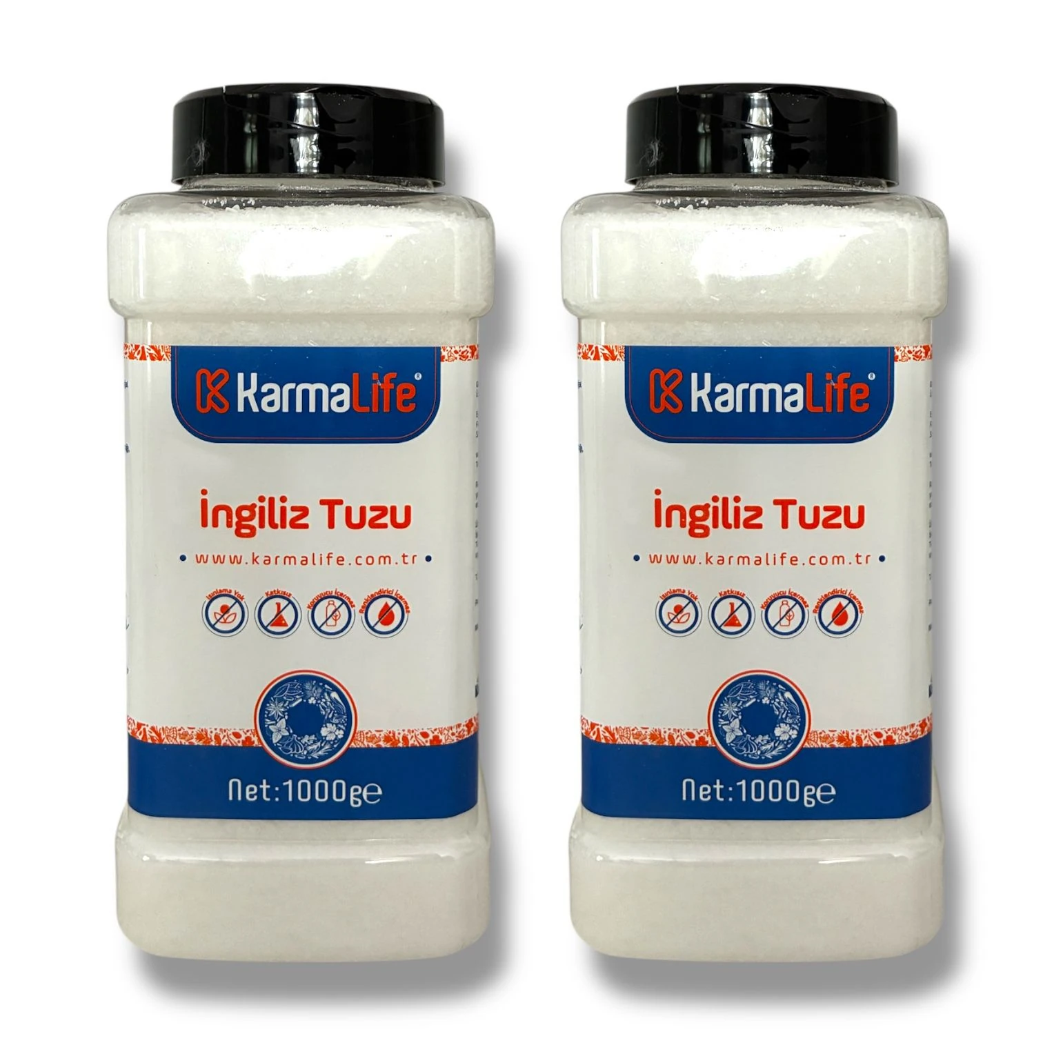 Doğal İngiliz Tuzu 1000gr 2'li Set 