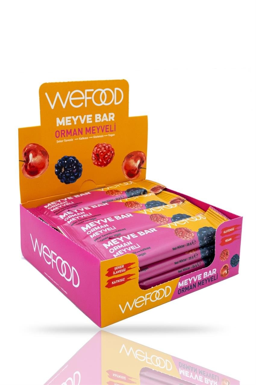 Wefood Meyve Bar Orman Meyveli 35gr 12`Li