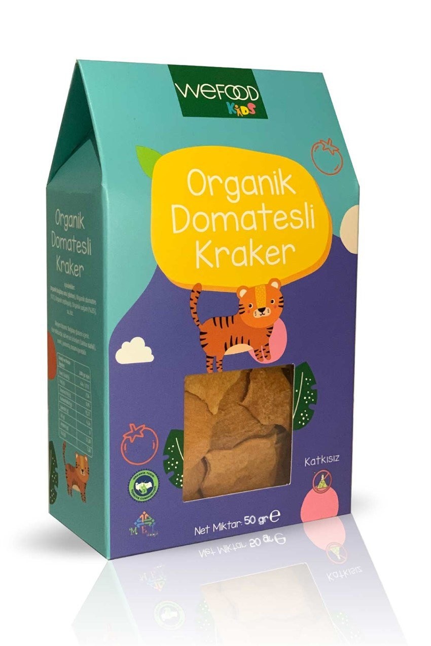 Wefood Organik Kids Domatesli Kraker 60gr