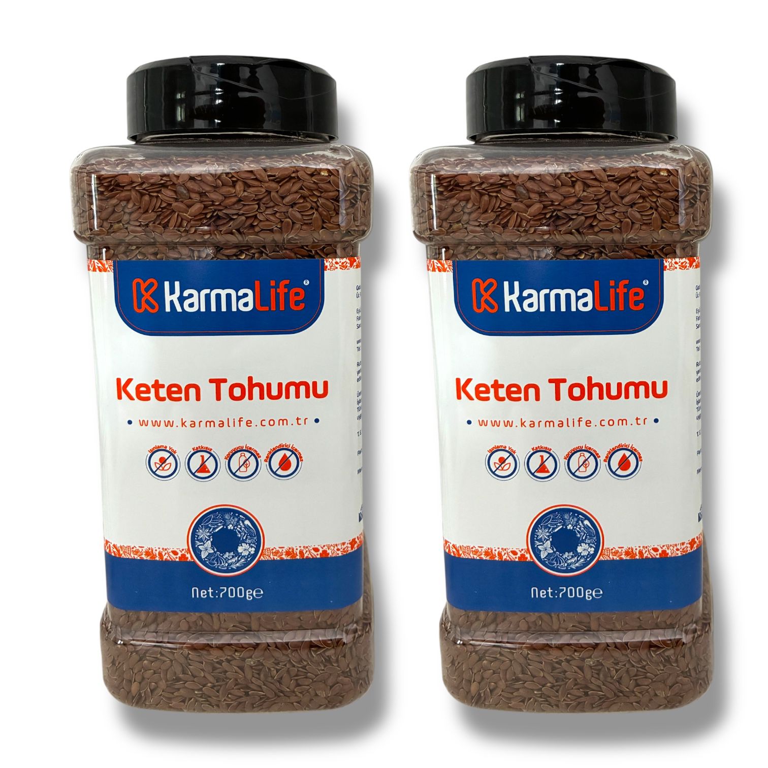 Keten Tohumu 700gr 2'li Set (Işınlamasız, Katkısız)
