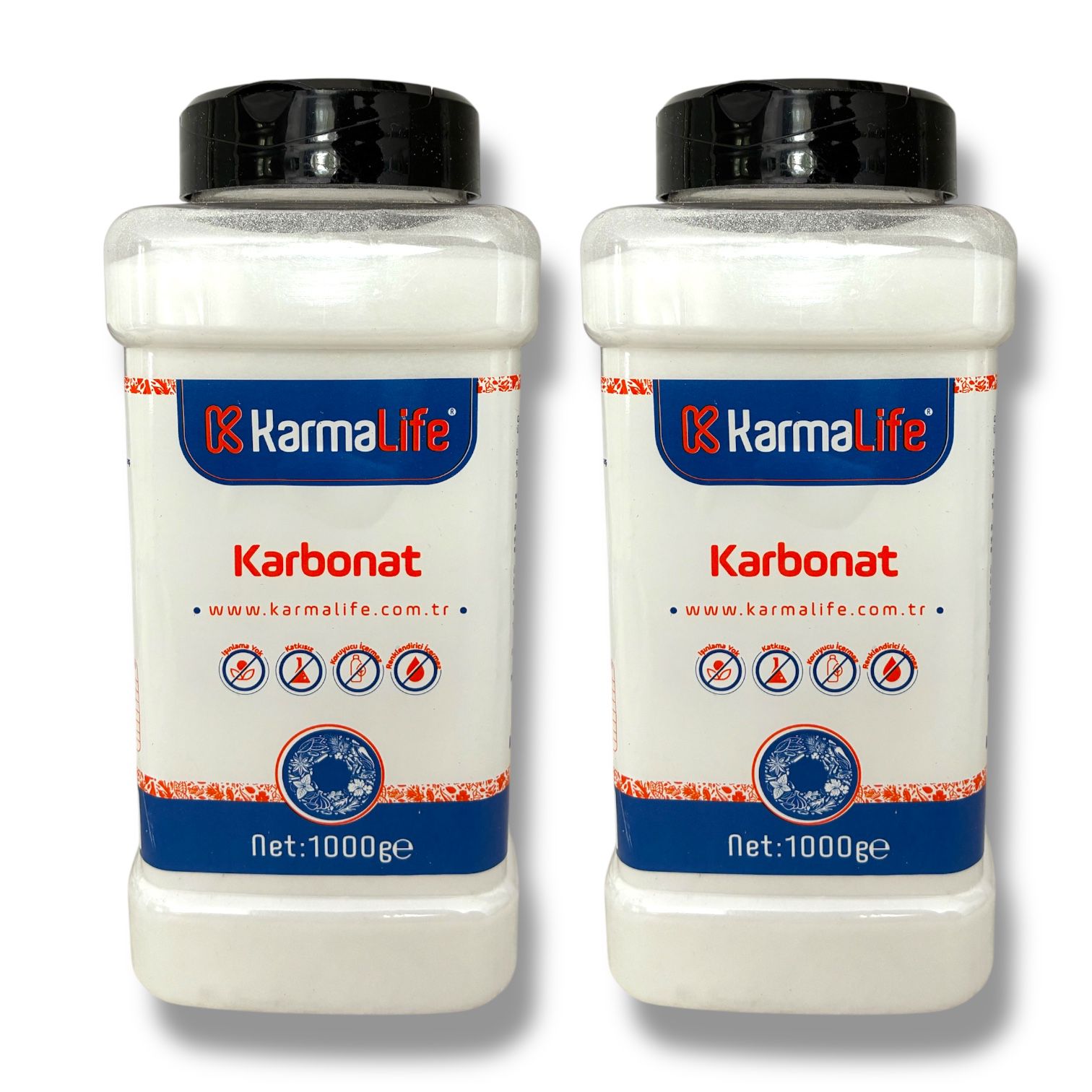 Karbonat 1000gr 2'li Set (Işınlamasız, Katkısız)