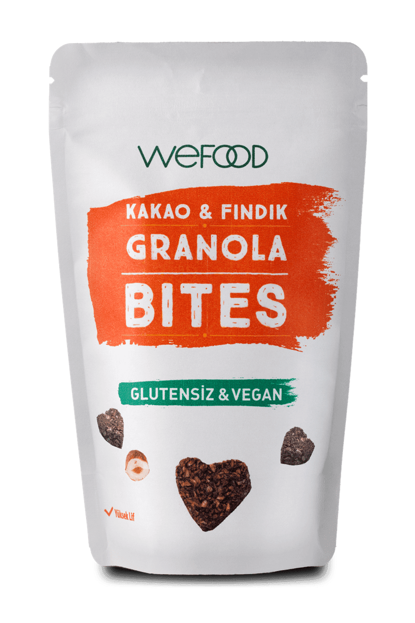 WEFOOD KAKAO & FINDIK GRANOLA BİTES - 40 GR