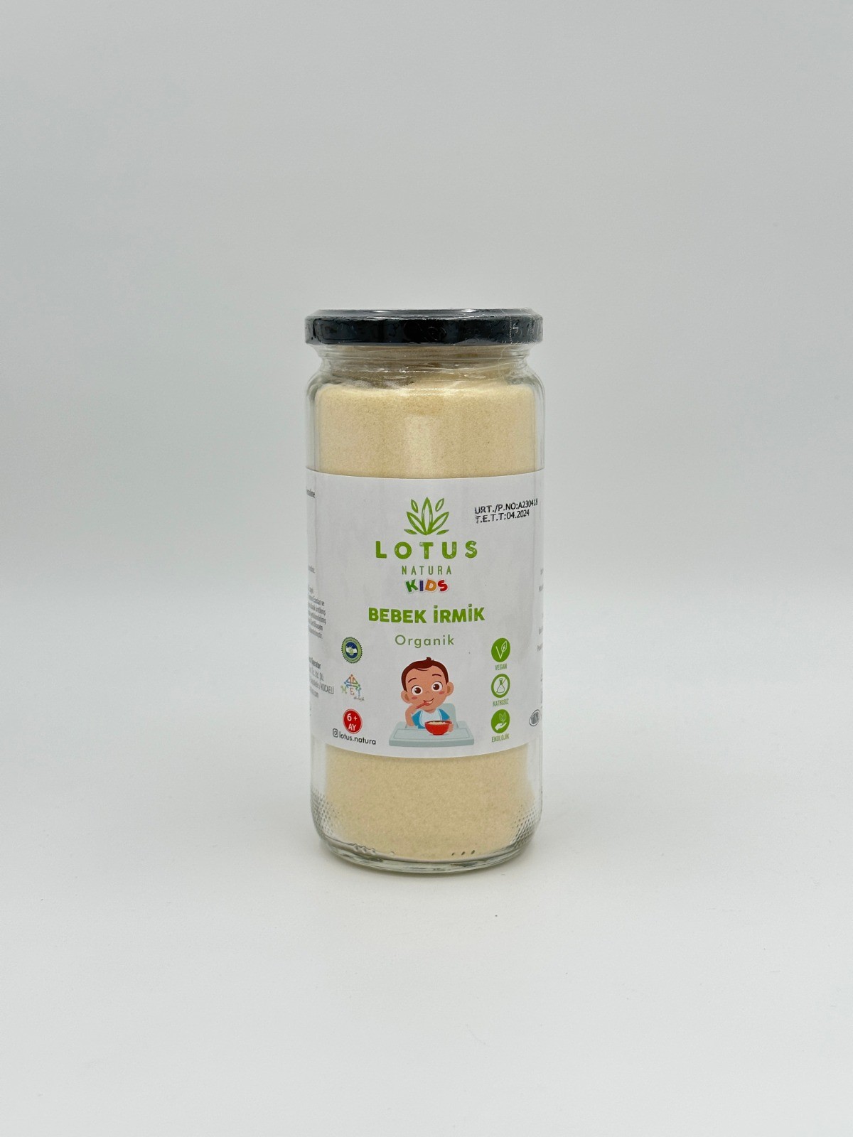 Organik Bebek İrmik 330gr