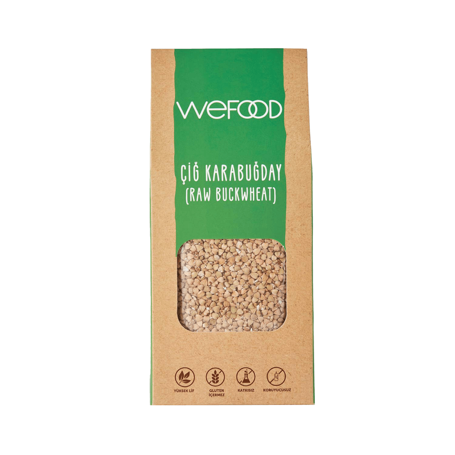 Wefood Glutensiz Çiğ Karabuğday 400gr