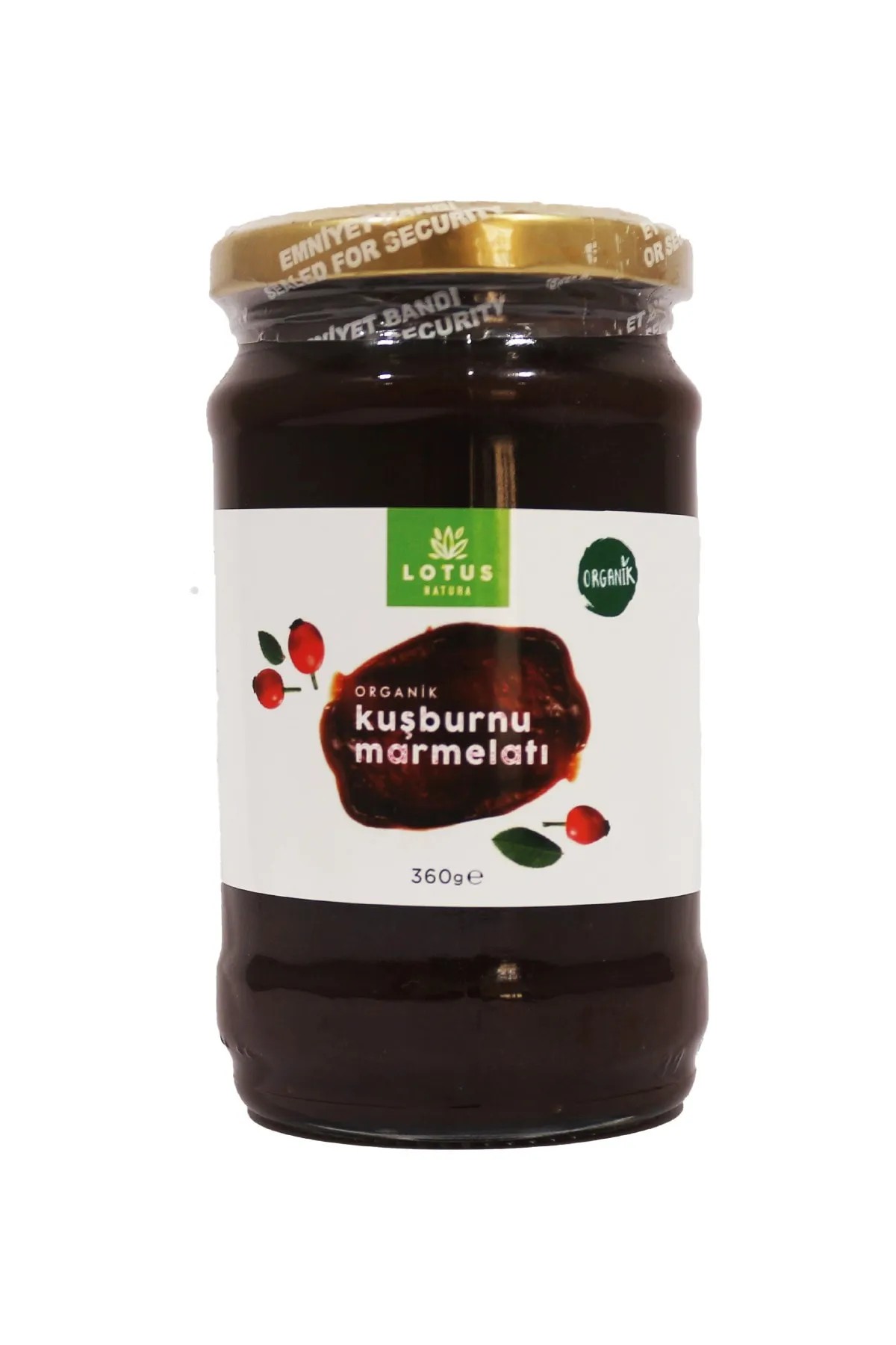 Lotus Natura Organik Kuşburnu Marmelatı 360gr