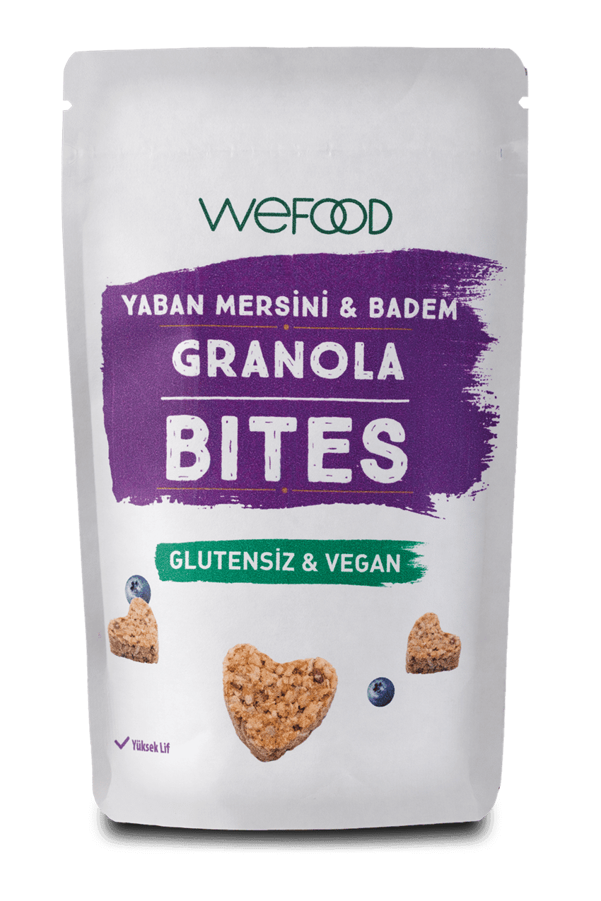 Wefood Yaban Mersini & Badem Granola Bites 40gr