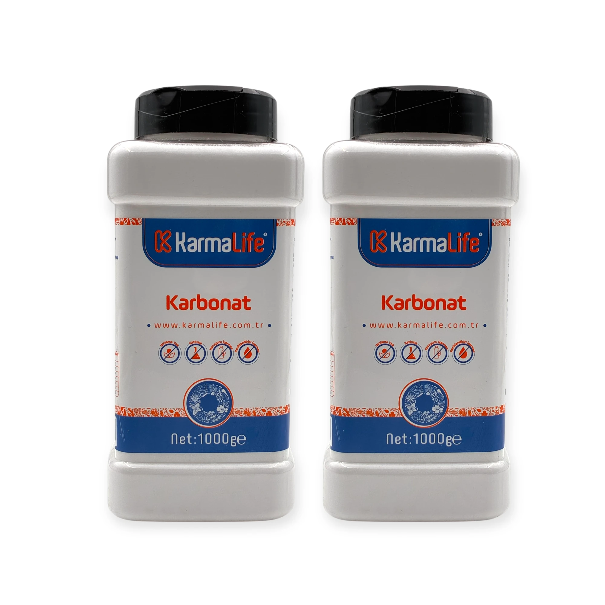 Karbonat 1000gr 2'li Set (Işınlamasız, Katkısız)