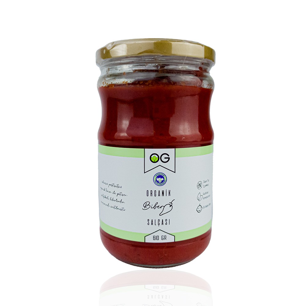 OG ORGANİK BİBER SALÇASI 610 GR