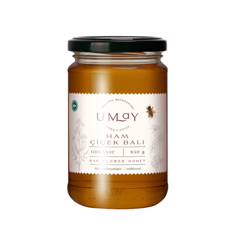 Umay Herbal Organik Ham Çiçek Balı 850gr