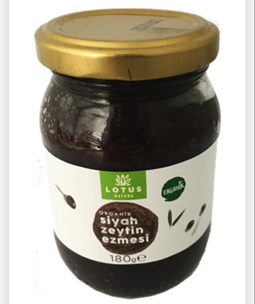 Lotus Natura Organik Siyah Zeytin Ezmesi 180gr