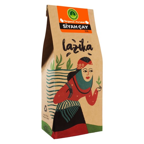 Lazika Bergamot & Portakallı Siyah Çay 350gr