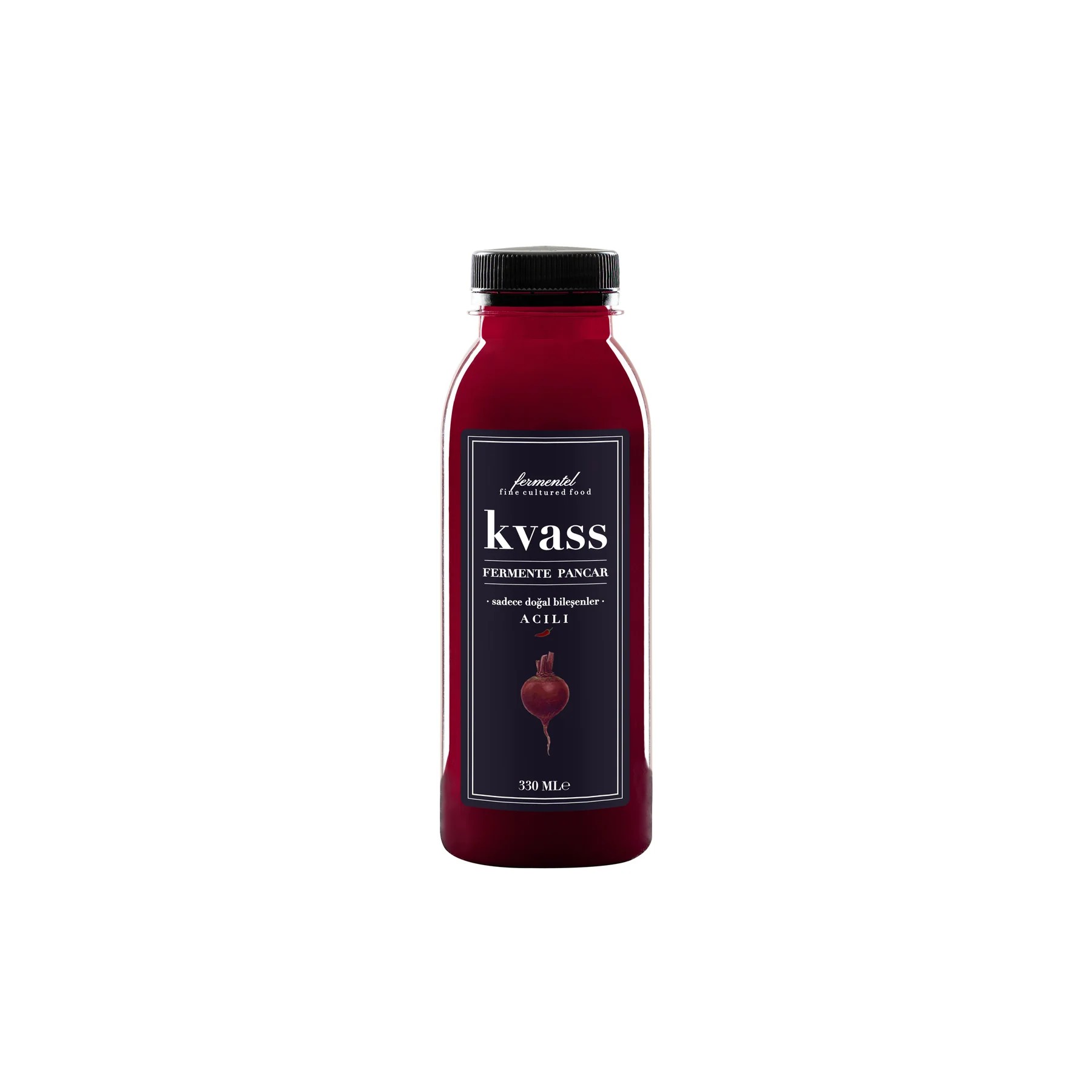 Kombucha 2200 Fermentel Pancar Kvass Acılı 330ml