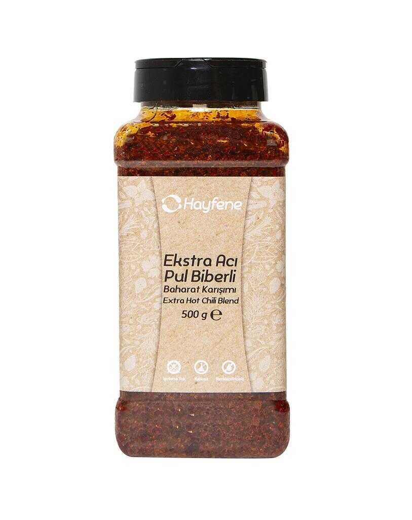 Hayfene Ekstra Acı Pul Biber Karışımı 500g