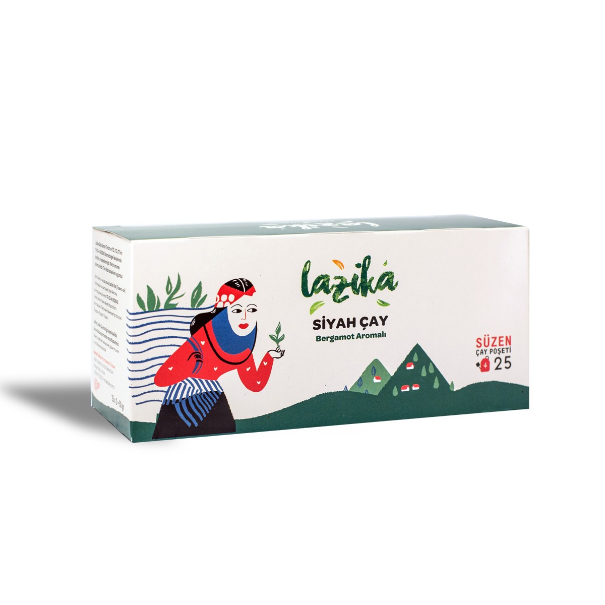 Lazika Bergamotlu Bardak Poşet Siyah Çay 25`li 50gr