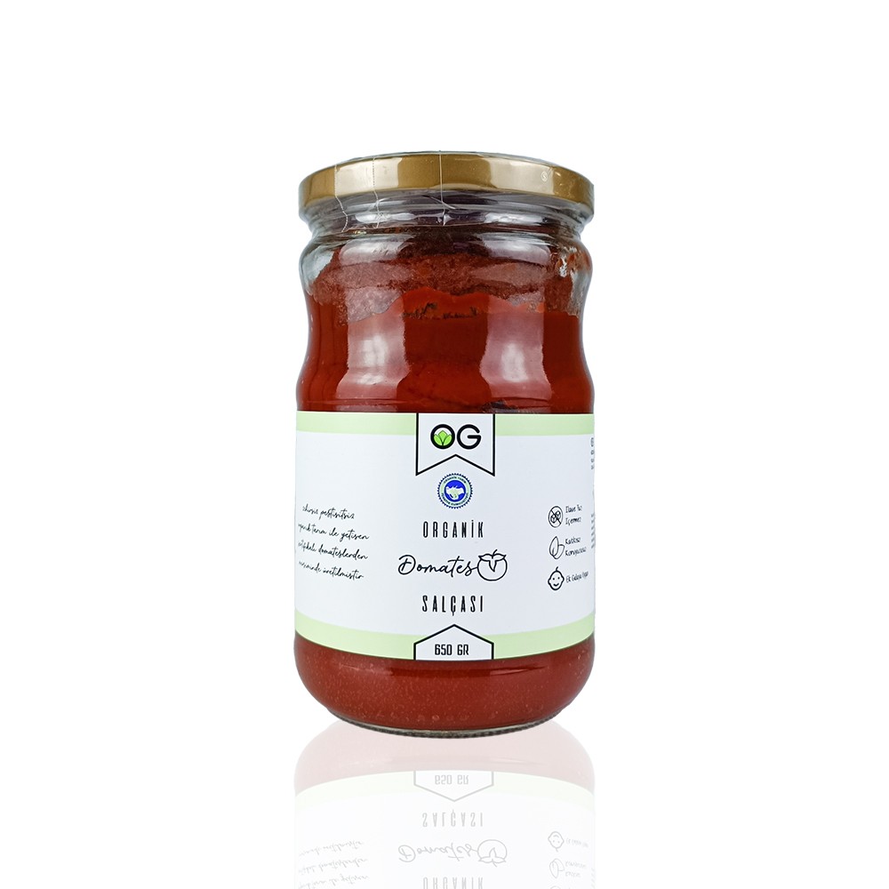 OG ORGANİK DOMATES SALÇASI 650 GR