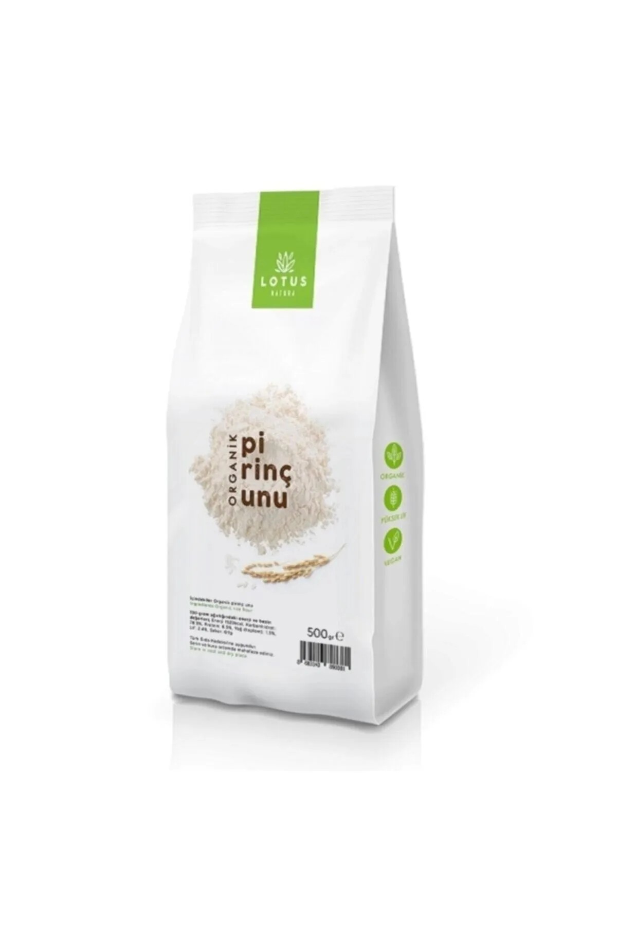 Lotus Natura Organik Pirinç Unu 500gr