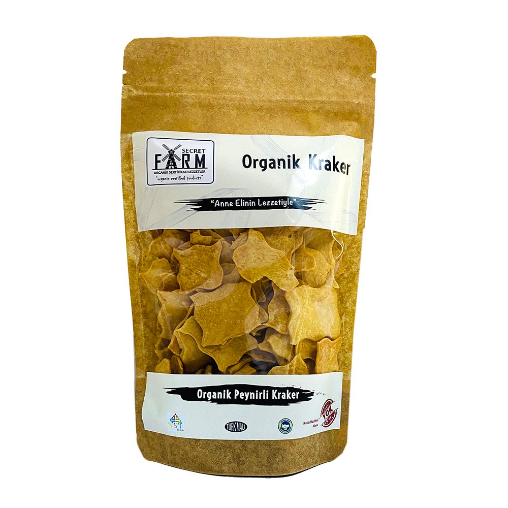 Secret Farm Organik Peynirli Kraker 100gr