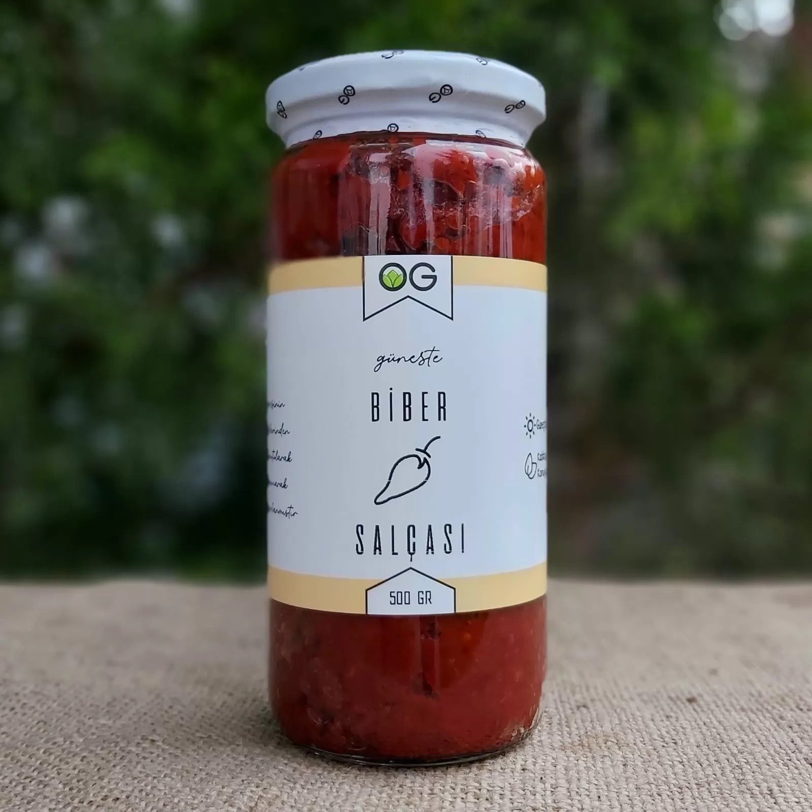 OG TATLI BİBER SALÇASI 500 GR