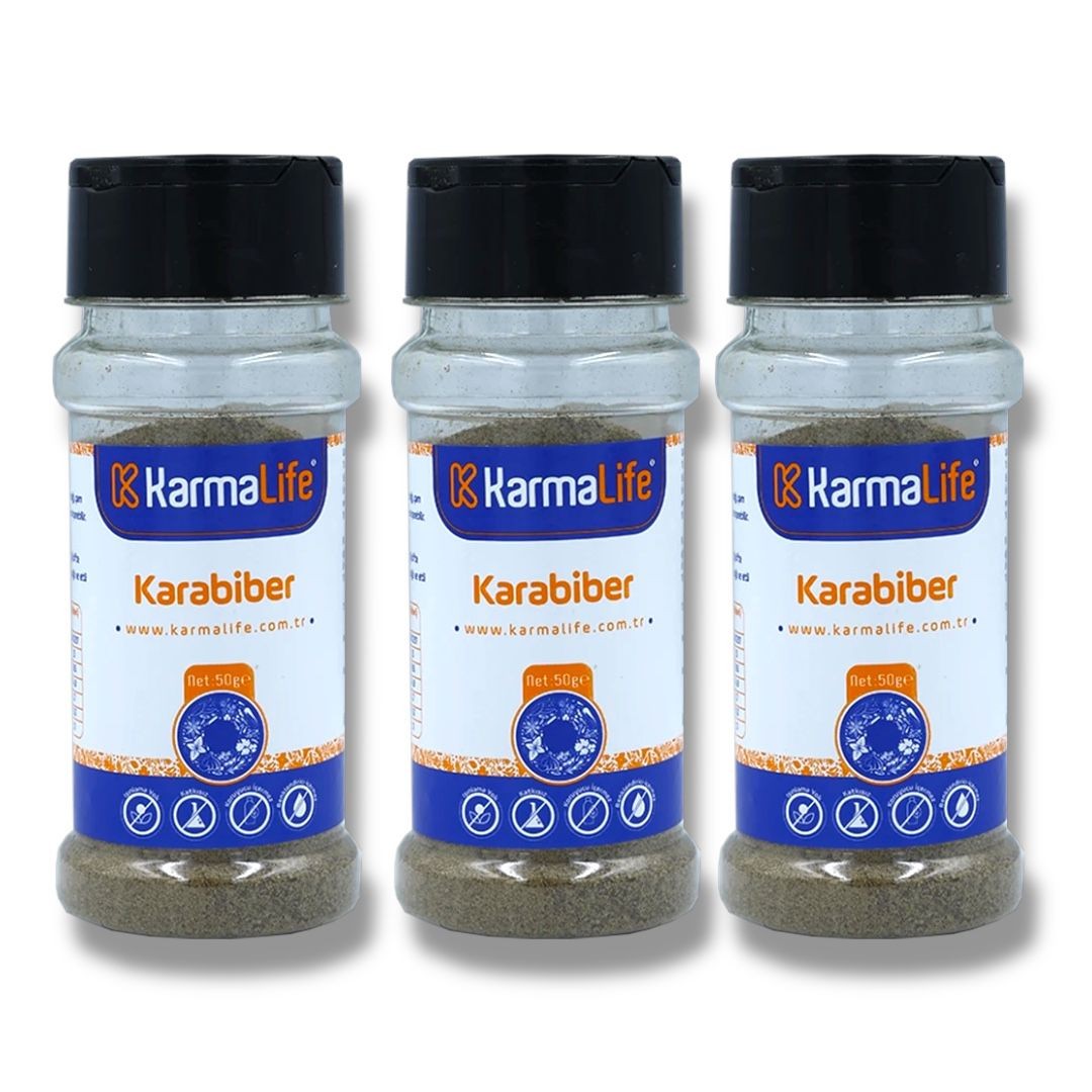 Karabiber Toz 45gr 3'lü Set
