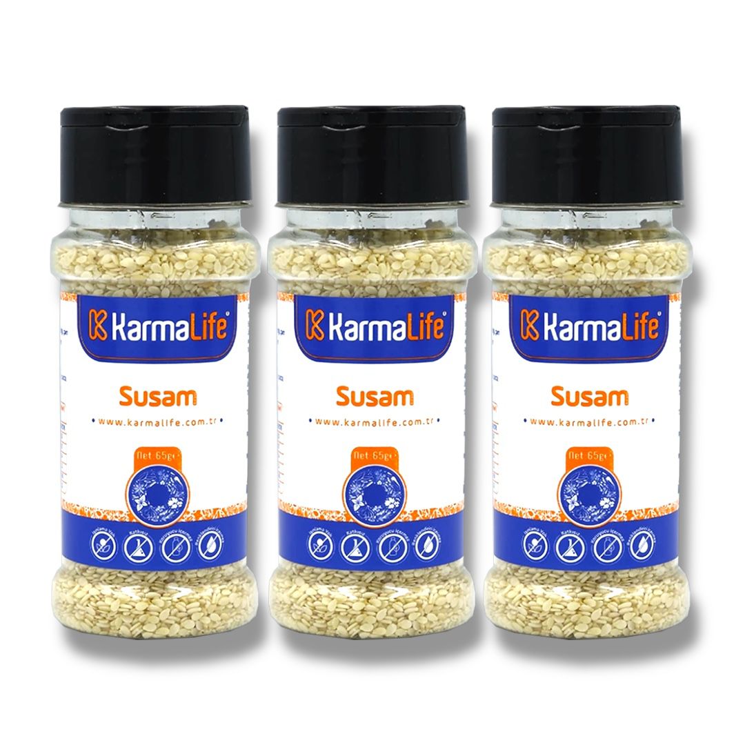 Susam 65gr 3'lü Set (Işınlamasız, Katkısız)